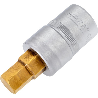 HAZET Screwdriver socket - square 12.5 mm (1/2 inch) - hexagon socket profile - 12 mm 986-12