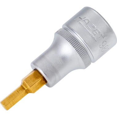 HAZET Screwdriver socket - square 12.5 mm (1/2 inch) - hexagon socket profile - 5 mm 986-5