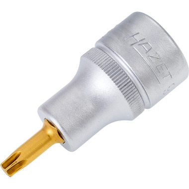 HAZET Screwdriver socket TORX® - square 12.5 mm (1/2 inch) - inside TORX® profile - T27 992-T27