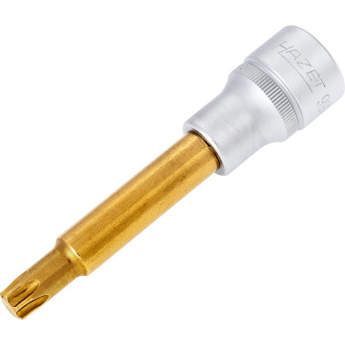 HAZET Screwdriver socket TORX® - square 12.5 mm (1/2 inch) - inside TORX® profile - T50 992LG-T50