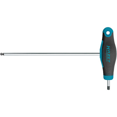 HAZET Screwdriver with T-handle - hexagon socket profile - 4 mm 829KK-4