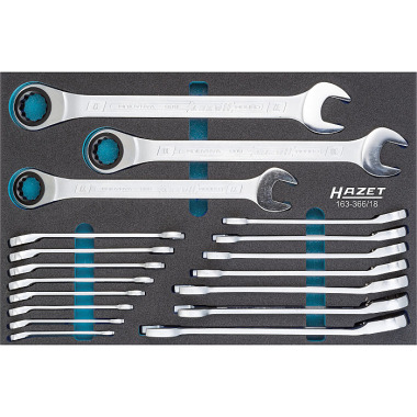 HAZET Tool assortment - Number of tools: 18 163-366/18