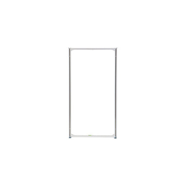 Hünersdorff Rahmen 25 x 601 x 1800 mm für MultiStore,weiß, aus stabilen Aluminiumprofilen 461103