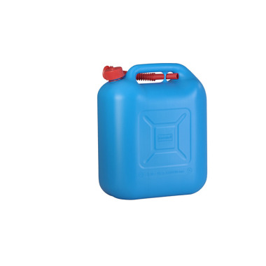 Hünersdorff Kraftstoff-Kanister STANDARD 20 L, HDPE,blau, mit UN-Zulassung, rotes Zubehör 813550