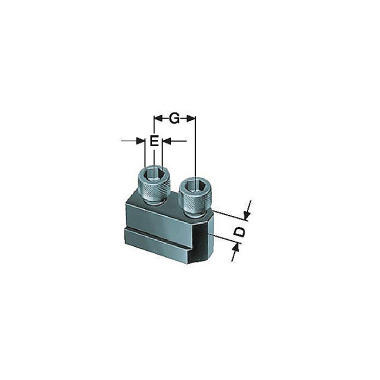 RÖHM Single slot nut with screw, KFD-HE chuck size 210 1305172