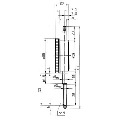 Käfer M 10 c  - Messuhr 0,1mm  10064