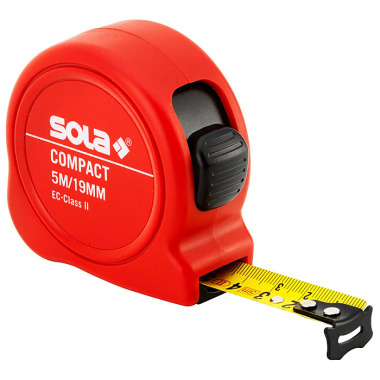 SOLA Rollmeter (16 mm) Compact  CO 3 m - SB, EG-Klasse 2, VE 6 Stk. 50500201