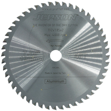 Jepson Power Drytech® HM-Sägeblatt ø 192 mm / 48Z für Aluminium 719248A