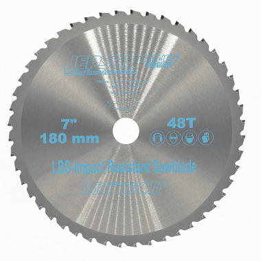 Jepson Power Drytech® HM-Sägeblatt LBS schockresistent ø 180 mm / 48Z für Stahl (dünnwandig) 72218048