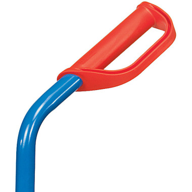 fetra Handle with safety bracket for pipe Ø 27 mm, red 1762