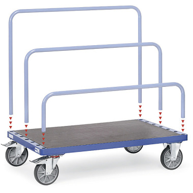 fetra Plate trolley - without bracket loading area 1,200 x 800 mm - 750 kg 4463