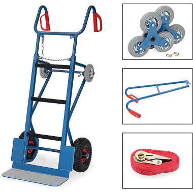 fetra Equipment cart - 400 kg with interchangeable wheels 11050