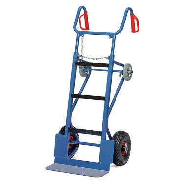 fetra Equipment cart - 400 kg with pneumatic wheels 300 x 100 mm 11051