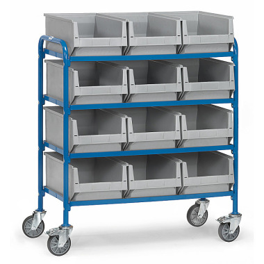 fetra Side trolley - with boxes loading area 940 x 470 mm 32941