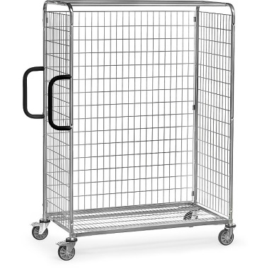 fetra Rear wall L x H 650 x 1225 mm - Accessories - for order picking trolleys 28RW10