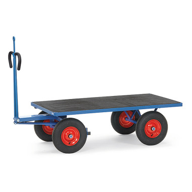 fetra Hand flatbed truck with towing eye loading area 2,000 x 1,000 mm 6406LZ