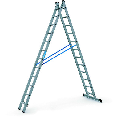 Zarges Combimaster Plus X - Combination push-up/stand-down ladder 2 x 12 rungs 42572