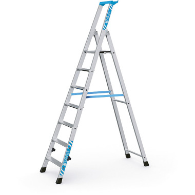 Zarges Nova S - Stepladder with steps 7 steps 42457