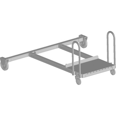 Zarges Tanker ladder Chassis with rigid crossbeam 591010