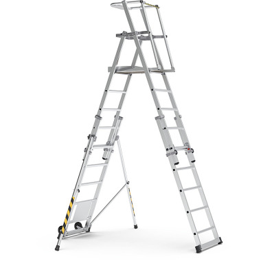 Zarges ZAP Telemaster S - ZAP telescopic platform ladder 9 rungs 41327