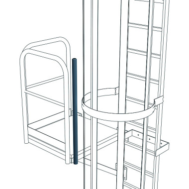 Zarges Connecting strut RS, steel 43320