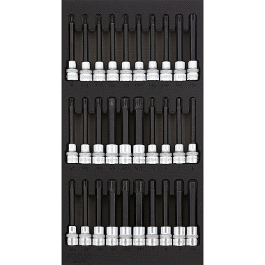 Sonic Bit socket set 3/8’’, SFS 1/3 30 pieces 203001