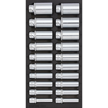 Sonic Deep socket set 1/2’’, SFS 1/3 20 pieces 302003