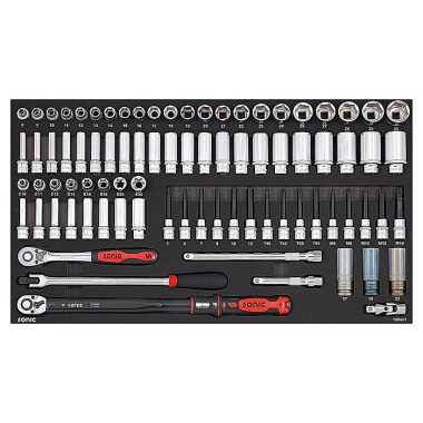 Sonic Socket set, SFS 84 pieces 308401