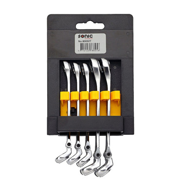 Sonic Flexible flare nut wrench set 5 pieces 600507