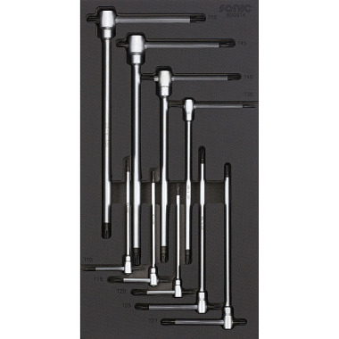 Sonic TX key set, 3 tip T-handle SFS 1/3, 9 pieces 600914