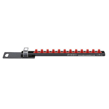 Sonic 1/4’’ Socket rail with 12 clips PR-L260212