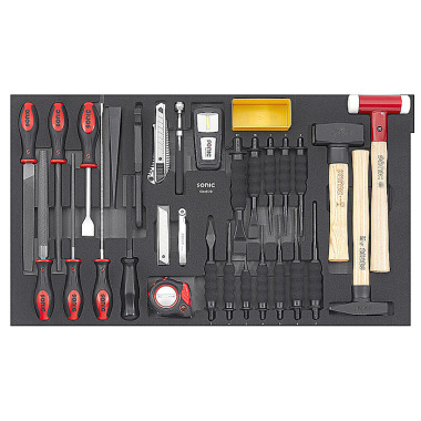 Sonic Hammer and chisel set 49 pcs SFS 604909