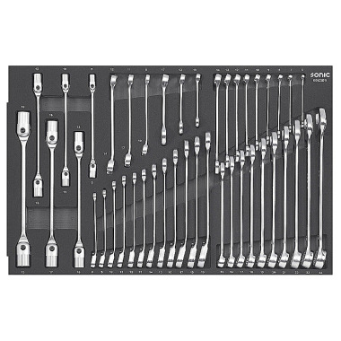 Sonic Wrench set 43 pcs SFS 604309