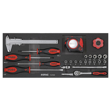 Sonic Combinationset for toolbox 4730414, 25 pieces 102502