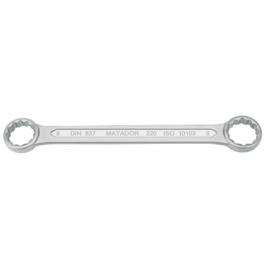 MATADOR DE Ring Spanners, DIN 837 8x9mm 0220 0809