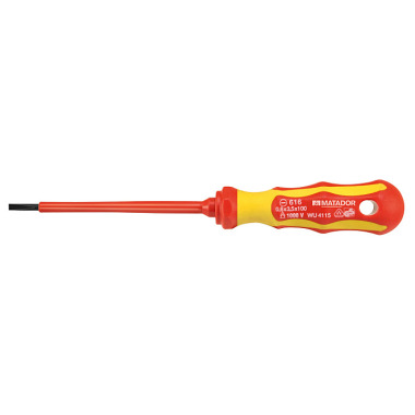 MATADOR 2K-Screwdrivers, slotted VDE 10x200mm 0616 1610