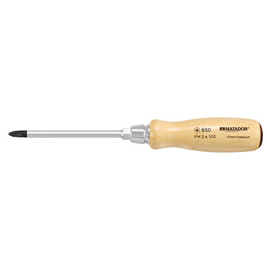 MATADOR Screwdrivers with wooden handle PH 2 0650 0020