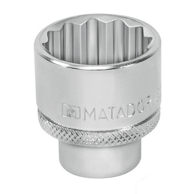 MATADOR Socket, 12 pt. 12,5 (1/2) 7/16 AF 4075 8002