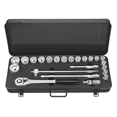 MATADOR Socket Set 6 pt. MM, 23 pcs 12,5 (1/2) 4114 9230