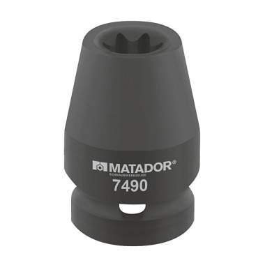 MATADOR Impact Screwdriver Socket 12,5(1/2): E 18 7490 0180