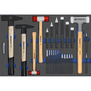 MATADOR MTS R: Hammers / Chisels, 25 pcs 3/3: 565x390mm 8164 1705