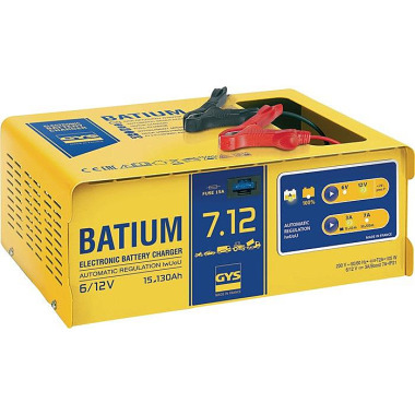 GYS Batterieladegerät BATIUM 7-12 6/12 V effektiv:11/arithmetisch: 3-7 A GYS 024496