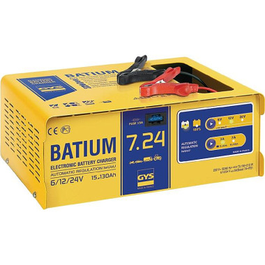 GYS Batterieladegerät BATIUM 7-24 6/12/24 V effektiv:11/arithmetisch: 3-7 A GYS 024502