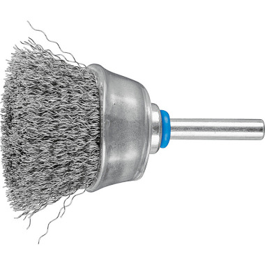 PFERD Cup brush with shaft, unknotted TBU 4015/6 INOX 0.20 43209714