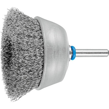 PFERD Cup brush with shaft, unknotted TBU 7015/6 INOX 0.20 43211204