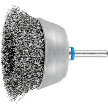 PFERD Cup brush with shaft, unknotted TBU 7015/6 INOX 0.30 43211205