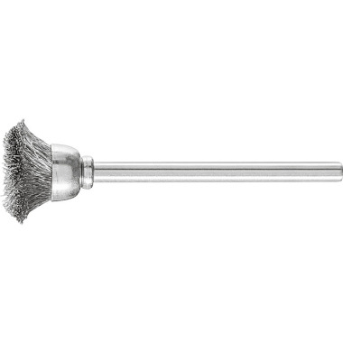 PFERD Cup brush with shaft, unknotted TBU 1503/3 INOX 0.10 43209252