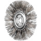 PFERD Round brush, knotted POS RBG 19030/22.2 INOX 0.50 DIA 400 43702032