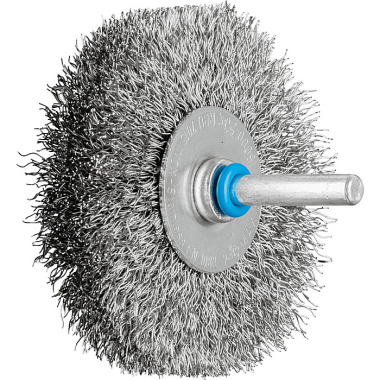 PFERD Round brush with shaft, knotless RBU 7015/6 INOX 0.30 43105003