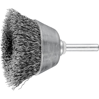 PFERD Cup brush with shaft, unknotted TBU 5010/6 ST 0.30 43210001